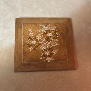 Vintage tile hot plate‎ stand